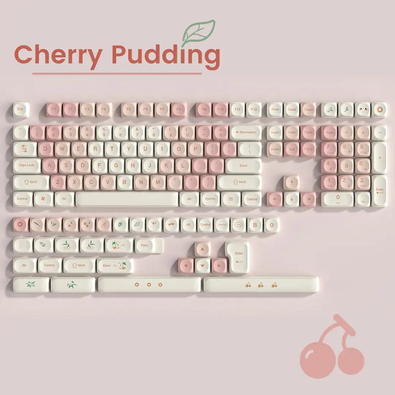 Pink Cherry MOA Keycaps