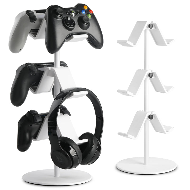 Sleek Controller and Headphone Stand - 3 Tier